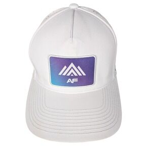 White AF‎ Matrix Performance Golf Baseball Cap Breathable Mesh Snapback